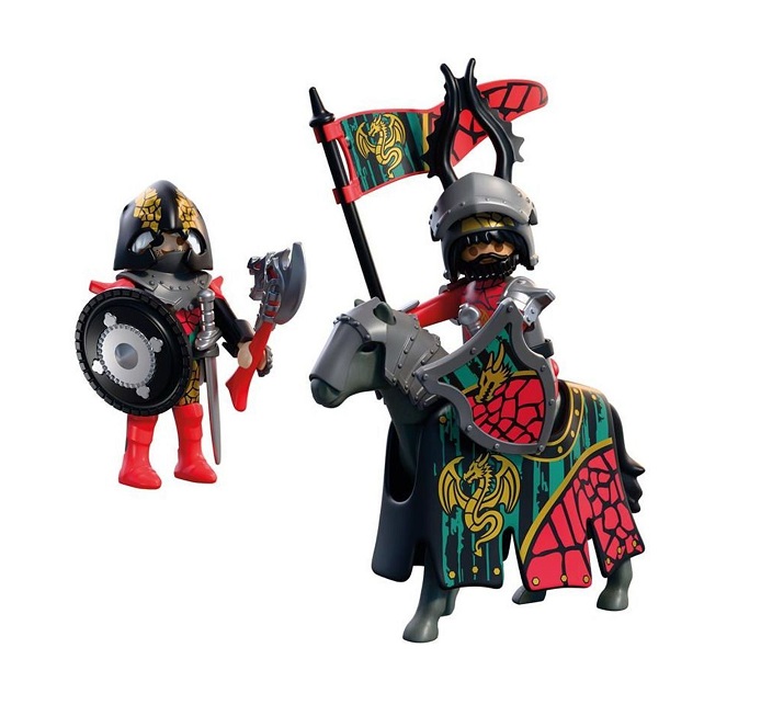 Playmobil Knights Αρχηγός Ιπποτών Δράκων και Πολεμιστής 72118 - Image 2
