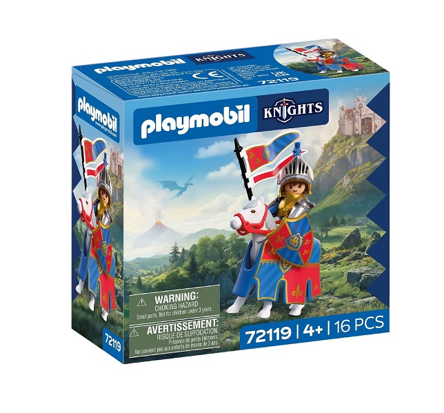 Playmobil Knights Αρχηγός Λεοντόκαρδων Ιπποτών Με Άλογο 72119