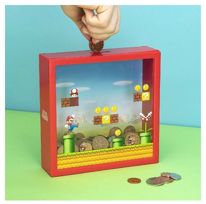 Paladone Παιδικός Κουμπαράς Πλαστικός Super Mario Arcade Κόκκινος 18cm PP6351NNV3 - Image 3
