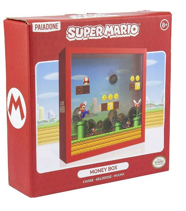 Paladone Παιδικός Κουμπαράς Πλαστικός Super Mario Arcade Κόκκινος 18cm PP6351NNV3