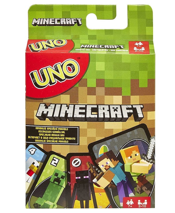Επιτραπέζιο Παιχνίδι Uno Minecraft Παίκτες για 2-10 Παίκτες FPD61