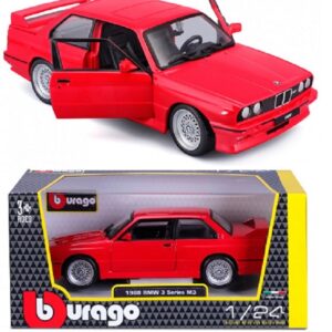 Bburago 1988 BMW Αυτοκινητάκι Κόκκινο 1:24 18 18-26034