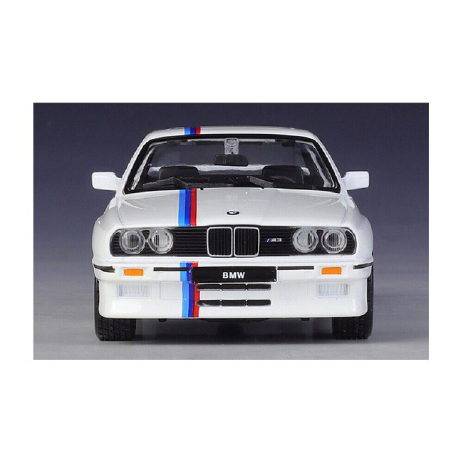 Bburago BMW M3 E30 1988 Αυτοκινητάκι Λευκό 1:24 18/21100 - Image 3