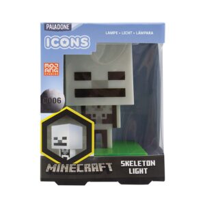 Paladone Παιδικό Διακοσμητικό Φωτιστικό Minecraft Skeleton Γκρι 11εκ. PP8999MCF