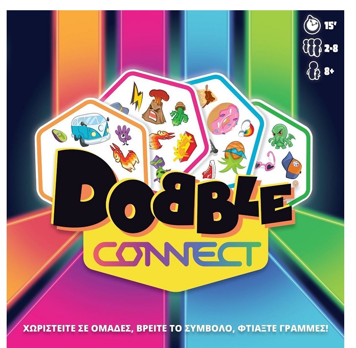Επιτραπέζιο Παιχνίδι Dobble Connect για 2-8 Παίκτες  Kaissa  KA114615