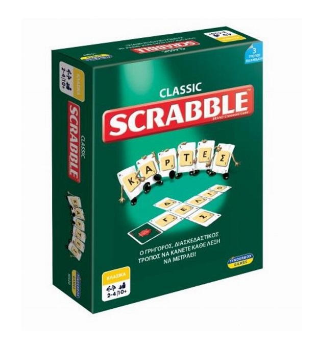 Επιτραπέζιο Παιχνίδι Classic Scrabble για 2-4 Παίκτες  Δεσύλλας  520194