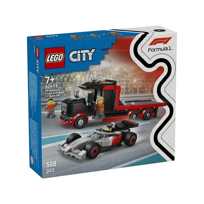 LEGO City F1® Display Truck with Audi F1® Race Car  508τμχ  60493