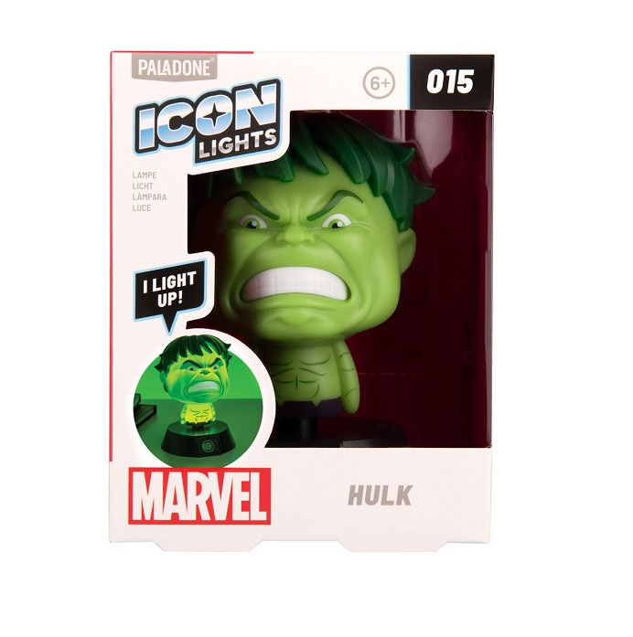 Paladone Παιδικό Διακοσμητικό Φωτιστικό Marvel - Hulk Πράσινο PP16010MU