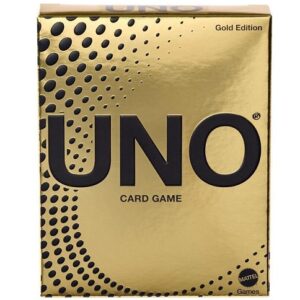 Επιτραπέζιο Παιχνίδι Uno Gold Edition για 2-10 Παίκτες  JHB35