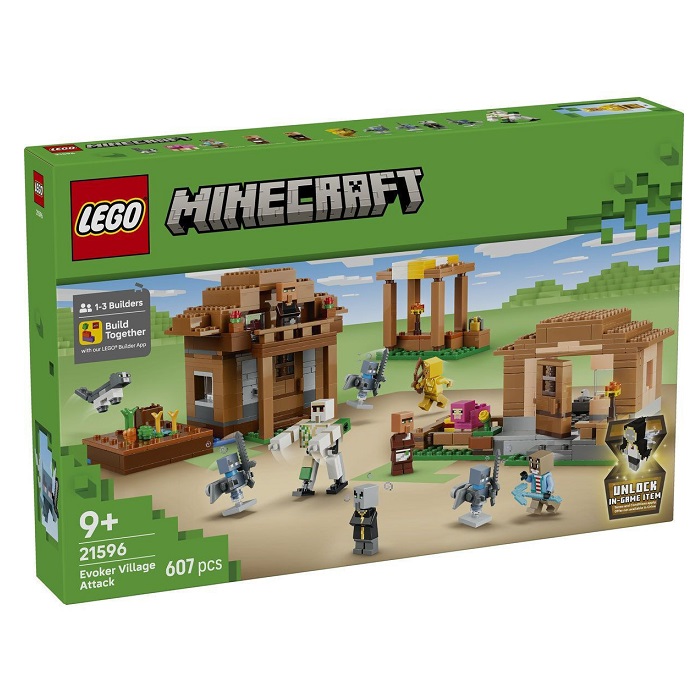 LEGO Minecraft Attack of the Evokers on the Village 607τμχ  21596