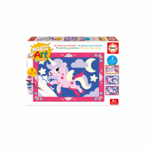 SET NUMBER ART +4 UNICORNIOS FSC 20288