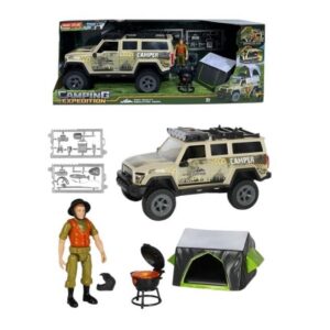 Όχημα Off-Road 31cm Με Φιγούρα 10cm Με Αξεσουάρ Camping, Ήχο & Φως MKV348835