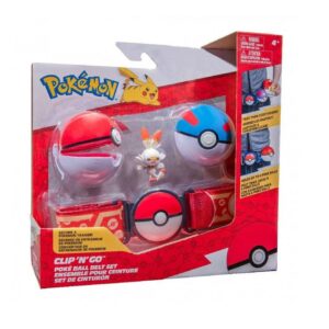 Jazwares Clip N Go Poke Ball Scorbunny Pokemon PKW3158