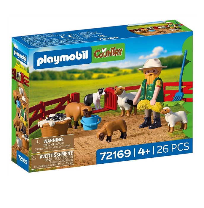 Playmobil Country Βοσκός Με Το Κοπάδι Του 72169
