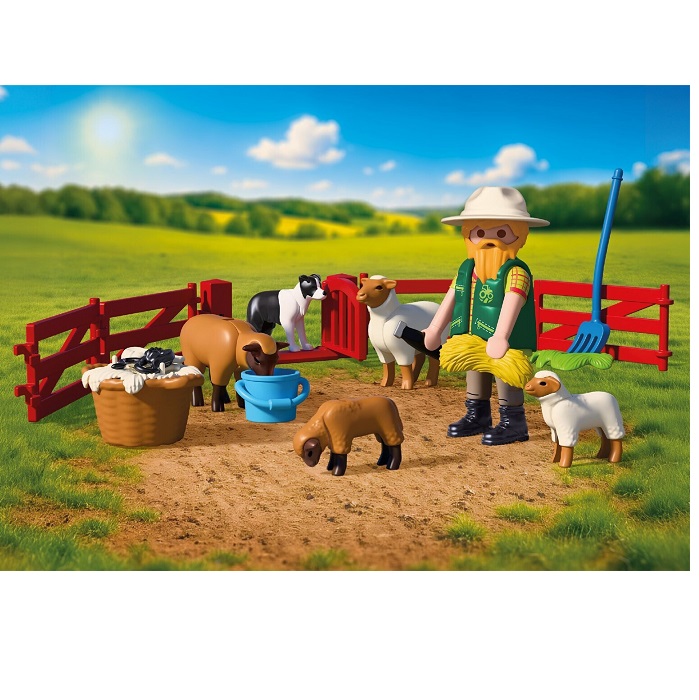 Playmobil Country Βοσκός Με Το Κοπάδι Του 72169 - Image 2