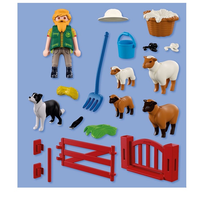 Playmobil Country Βοσκός Με Το Κοπάδι Του 72169 - Image 3