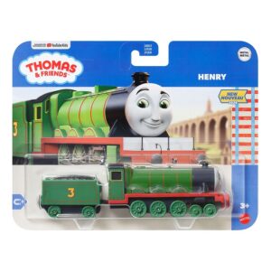 THOMAS & FRIENDS DELUXE TRAIN WITH CAR – HENRY   JLB66