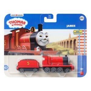 THOMAS & FRIENDS DELUXE TRAIN WITH CAR – JAMES   JLB65