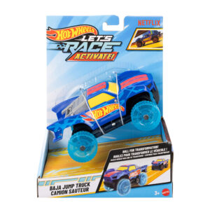 HOT WHEELS ΑΥΤΟΚΙΝΗΤΑΚΙ 1:32 LET'S RACE ACTIVATE - BAJA JUMP TRUCK (#JJX23)