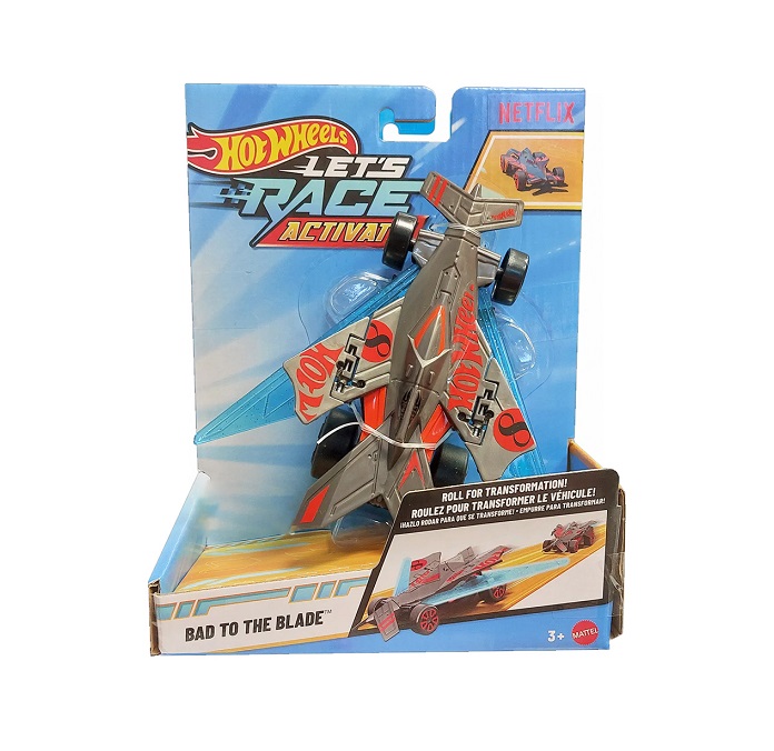 HOT WHEELS ΑΥΤΟΚΙΝΗΤΑΚΙΑ 1:32 LETS RACE ACTIVATE - BAD TO THE BLADE (#JJX18)