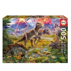 Dinosaur Gathering Puzzle 2D 500pcs 15969