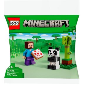 LEGO Minecraft Steve & Baby Panda 30672