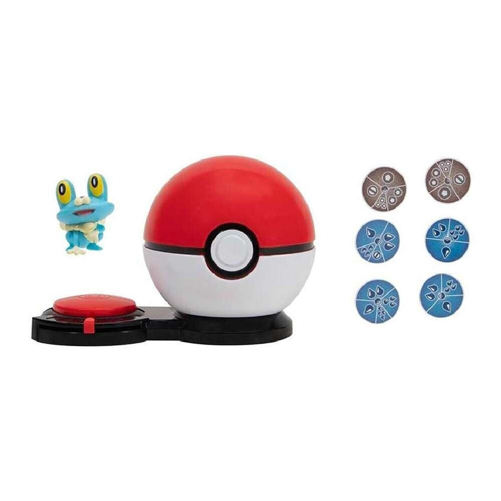 Pokemon Surprise Attack Σετ Παιχνιδιού 1 Φιγούρα Froakie & Poke Ball Wave 3  Pkw3167 - Image 2