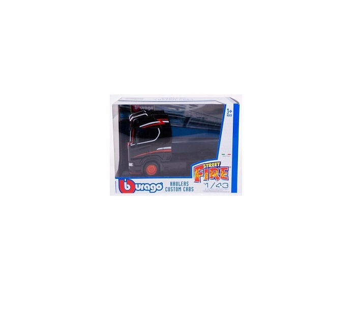Street Fire Haulers Custom Cabs Scania 770s Φορτηγό Black 1:43 18/32207