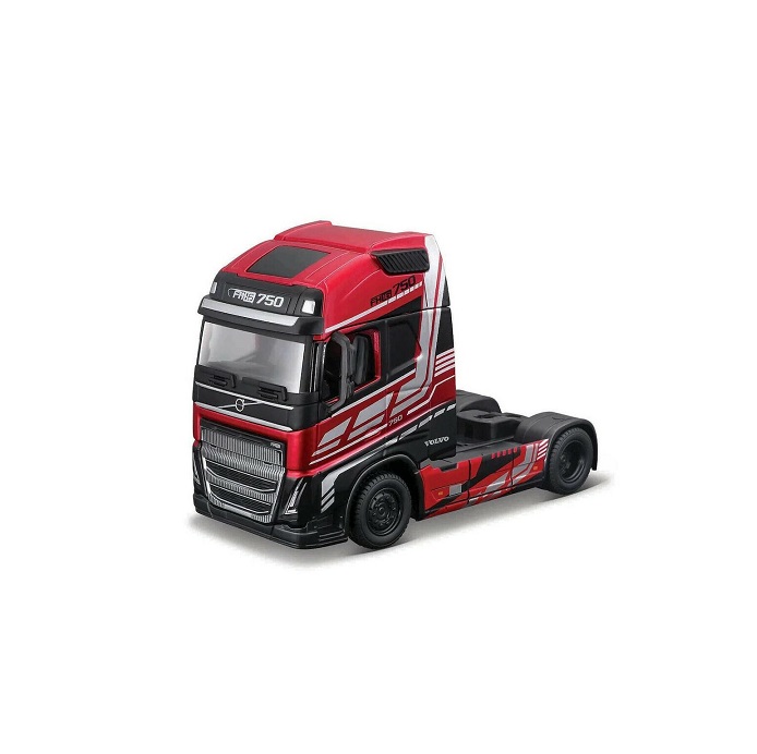Street Fire Φορτηγό Haulers Volvo FH16 Globetrotter - Dark Red 1:43 18/32203 - Image 2