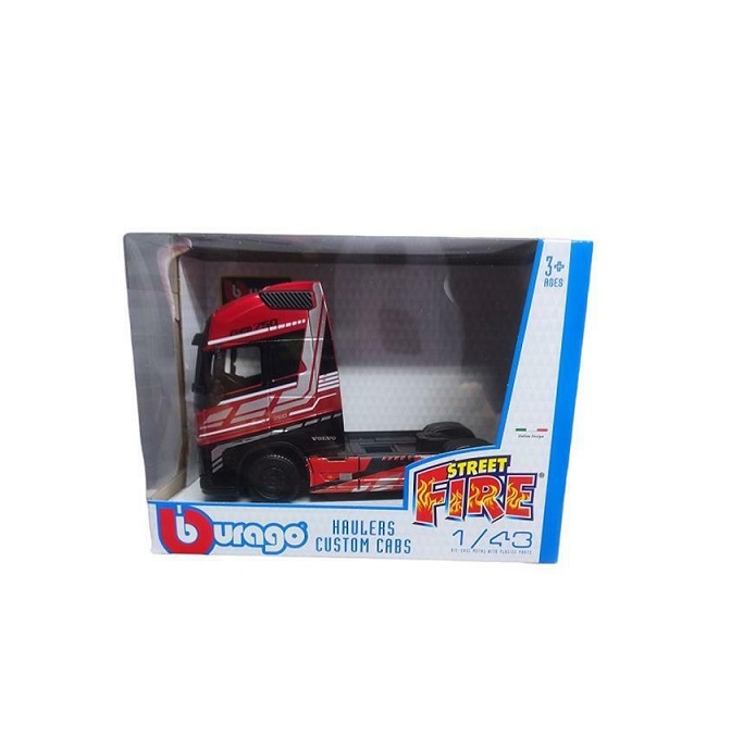 Street Fire Φορτηγό Haulers Volvo FH16 Globetrotter - Dark Red 1:43 18/32203