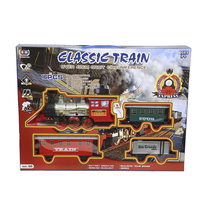 Kider Toys Σετ με Τρενάκι με Φως και Καπνό  36.189