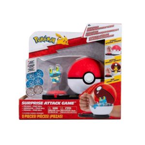 Pokemon Surprise Attack Σετ Παιχνιδιού 1 Φιγούρα Froakie & Poke Ball Wave 3 Pkw3167
