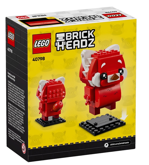 LEGO Brick Headz Red Panda Mei 121τμχ 40798 - Image 2