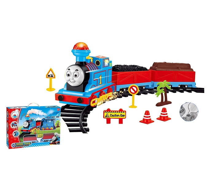 Zita Toys Σετ με Τρενάκι με Ήχο,Φως και Καπνό 005.89010A