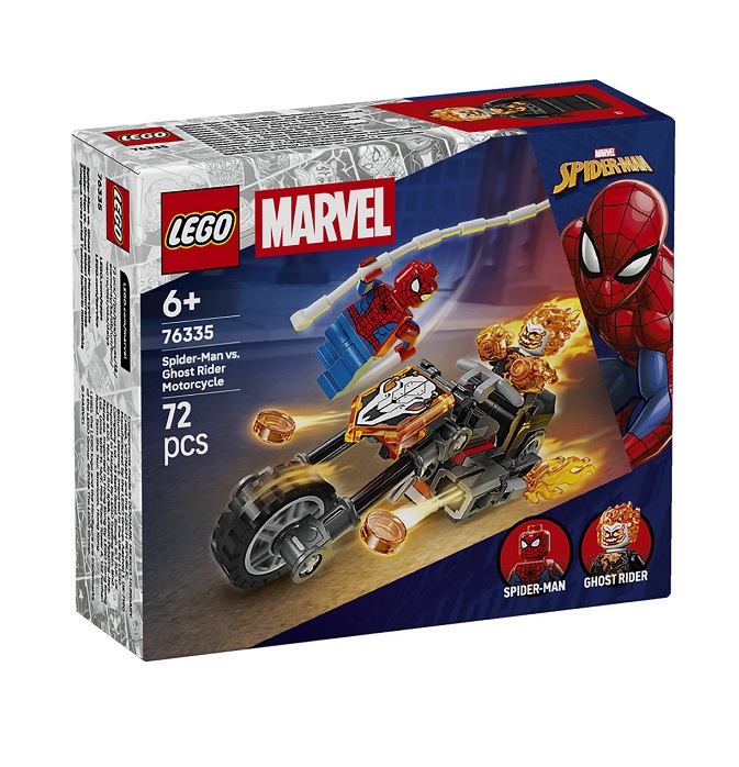 LEGO Marvel Spider-Man vs. Ghost Rider Motorcycle  72τμχ  76335