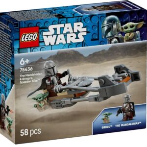 LEGO Star Wars The Mandalorian & Grogu's Speeder Bike™  58τμχ  75436