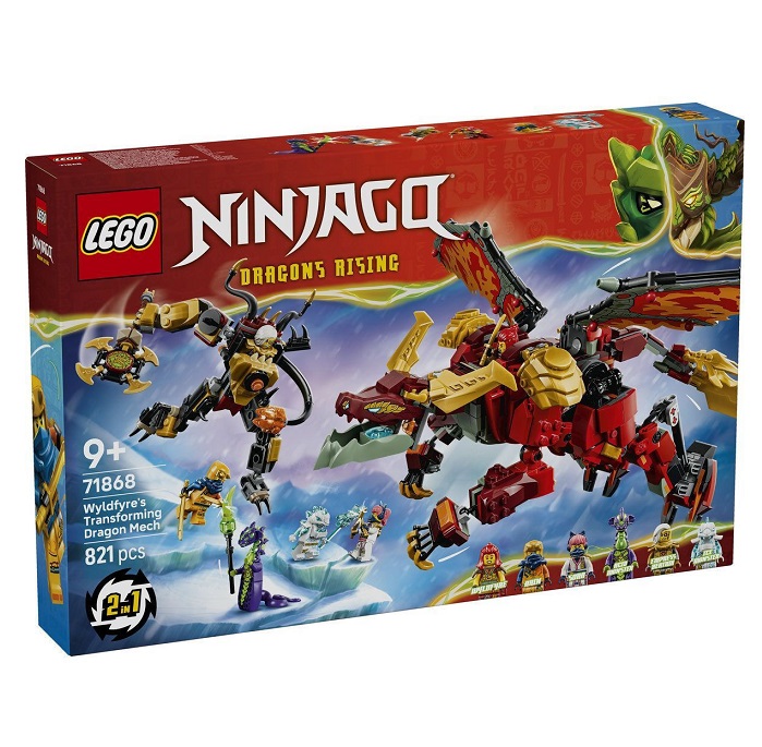 LEGO Ninjago Transforming Dragon Mech Wyldfyre  821τμχ  71868
