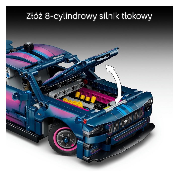 LEGO Technic Custom Garage Ford Mustang GT Car 973τμχ 42236 - Image 2