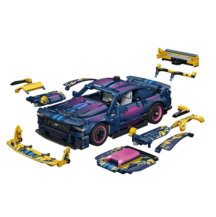 LEGO Technic Custom Garage Ford Mustang GT Car 973τμχ 42236 - Image 4